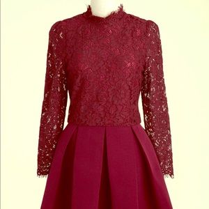 NWT Gorgeous Follow My Pleat A-Line Dress size M